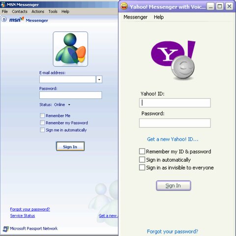 Messaging Takes Over (MSN and Yahoo!)