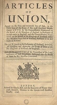 Ingalaterra eta Eskoziaren batasuna: Britania handia