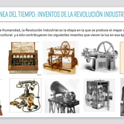 Timeline: INVENTOS DA REVOLUCIÓN INDUSTRIAL