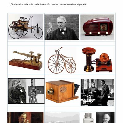 Timeline: Inventos da Revolución Industrial