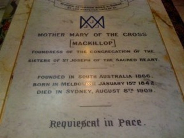 Death of Mary McKillop.