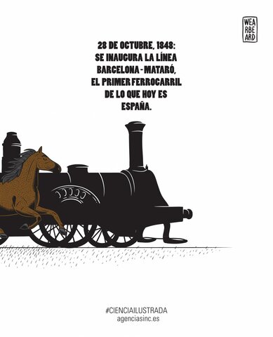 Primer ferrocarril: Barcelona-Mataró