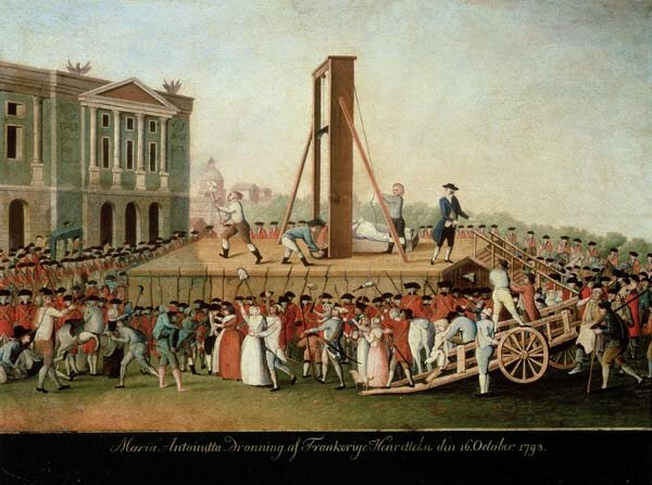 Marie Antoinette executed