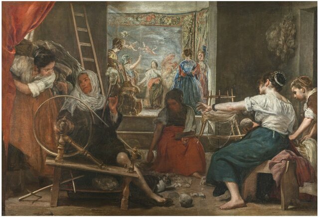 Velázquez pinta Les Filadores