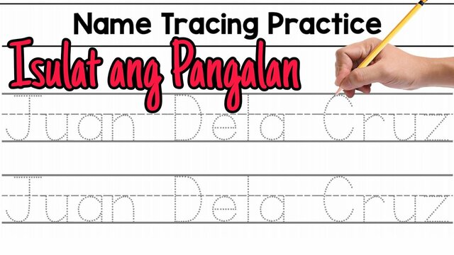 Name Tracing Practice Worksheet