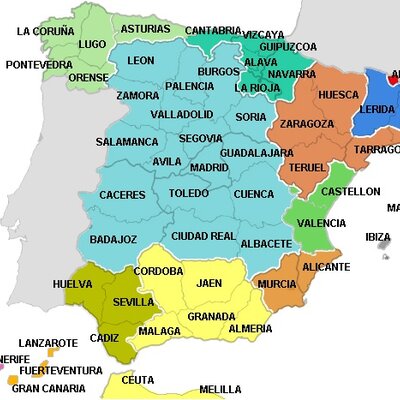 Timeline: Eje cronologico de España y Andorra en el siglo XIX