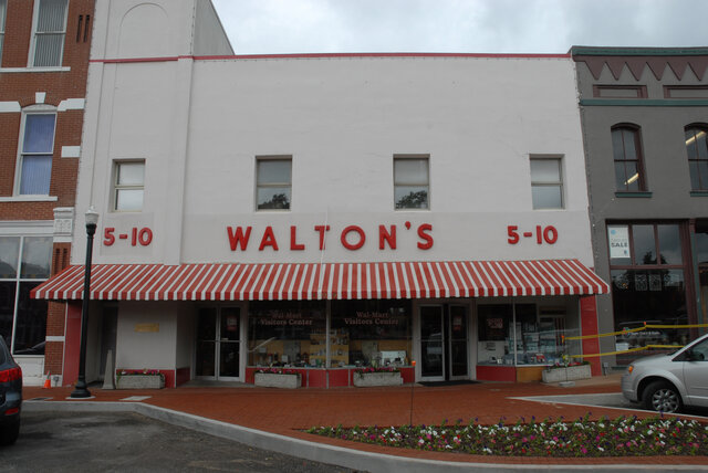 Sam Walton opened the land-mark Five and Dime
