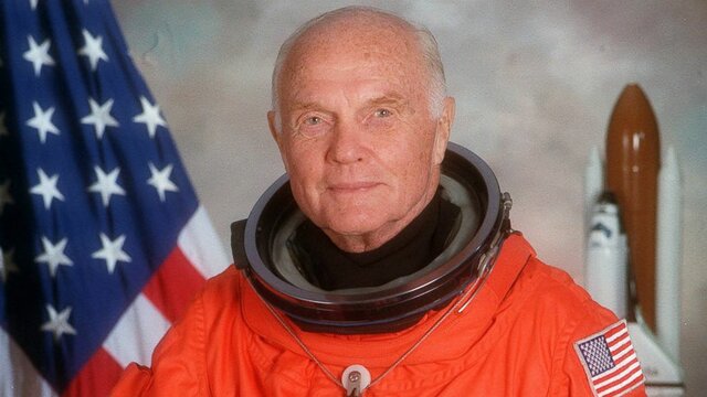 First man to orbit Earth by USA