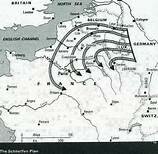 Ofensiva alemana en Bélgica hasta Verdún. Inicio del Plan Schlieffen