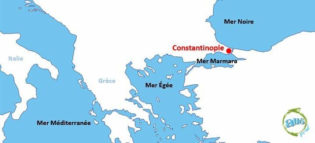 Constantinople devient la capitale