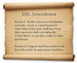 the 13th amendment is passed