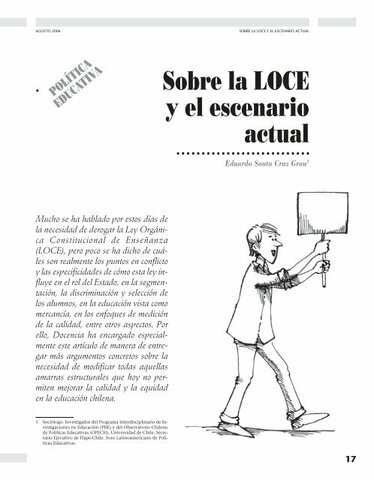 LOCE (La Ley Orgánica 10/2002, de 23 de diciembre, de Calidad de la Educación .