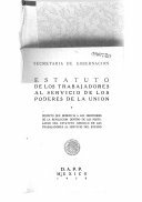 Estatuto jurídico de los trabajadores al Servicio de los Poderes de la Unión