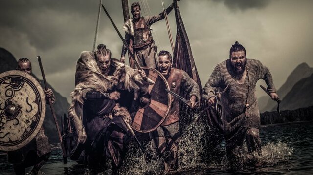 Danish Vikings battered Britain with fierce raids