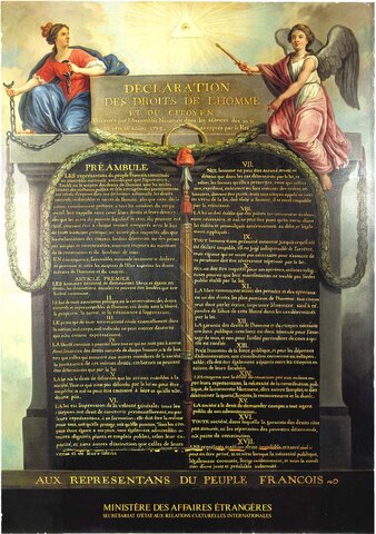 Declaración de los Derechos del Hombre y del ciudadano