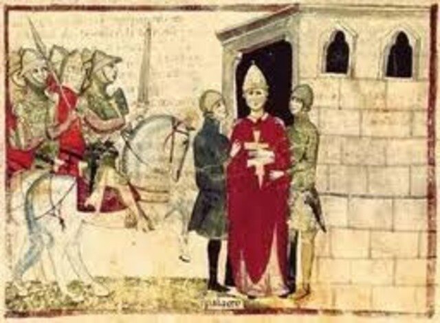 Phillip IV held pope as a prisoner