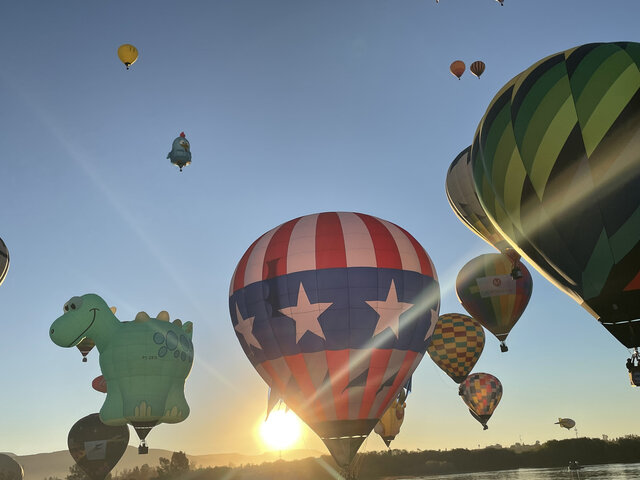 Visité un festival de globos