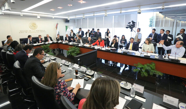 Comisión de Puntos Constitucionales del Senado de la República en 2008