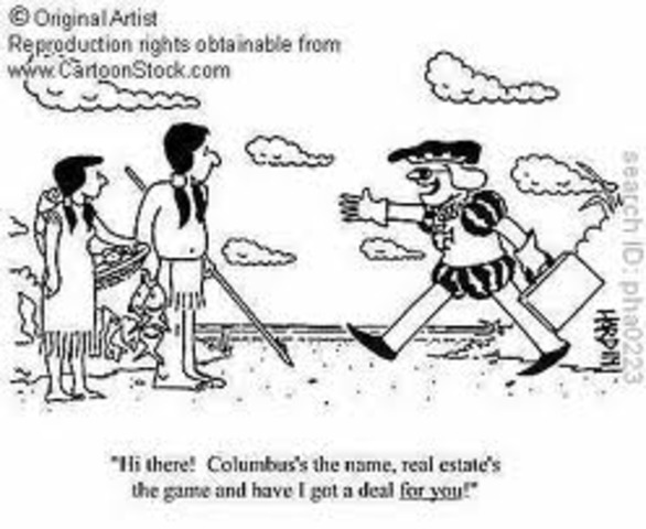 Columbus Discovers American Continent