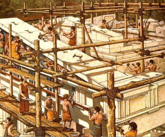 Comença la construcció del Partenon