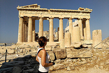 comenca la construcio del partenon