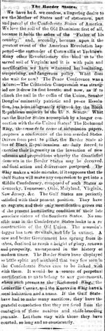 The South had created a Goverment