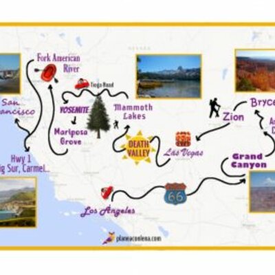 Timeline: "Itinerario de viaje"