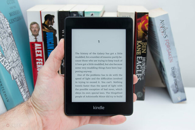 Amazon Kindle is invented and sells out