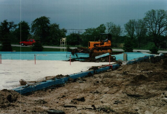 Old Pool demolition