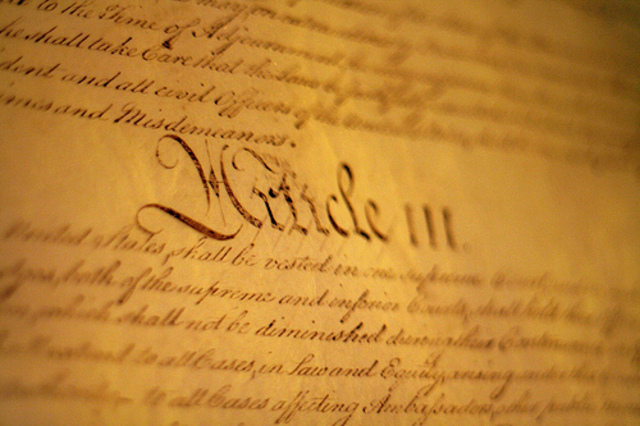Creation of the Supreme Court: Article 3 of the Constitution of the United States