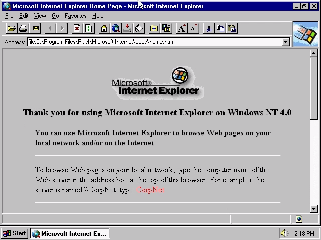 Microsoft Explorer y Netscape
