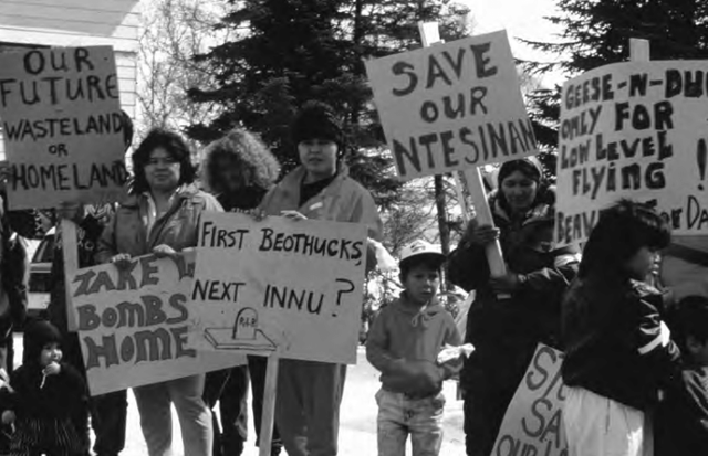 Newfoundland: Innu NATO Training Protests