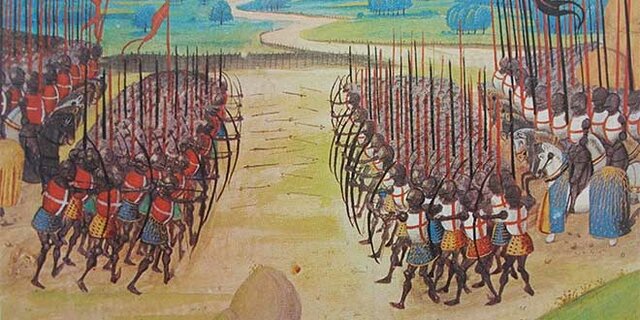 Inicio de la guerra de los cien años.