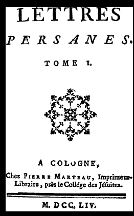 Montesquieu: Gutun Pertsiarrak