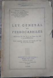 Ley General de Ferrocarriles