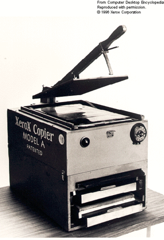 the first xerox printer