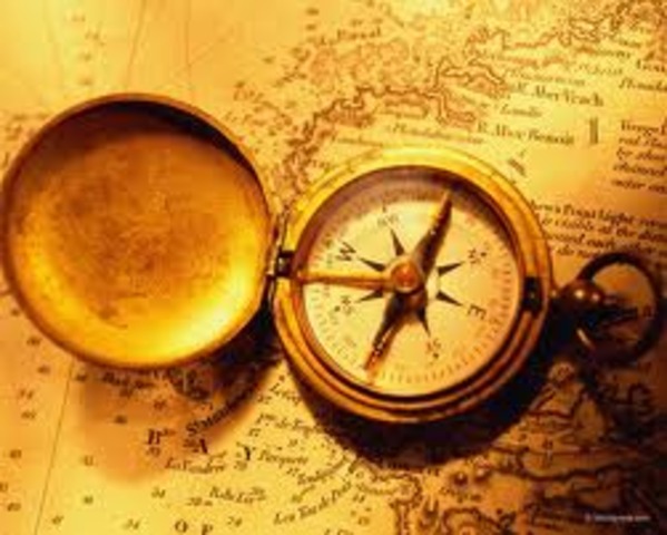 Columbus discovers the West Indies and learns about the compass