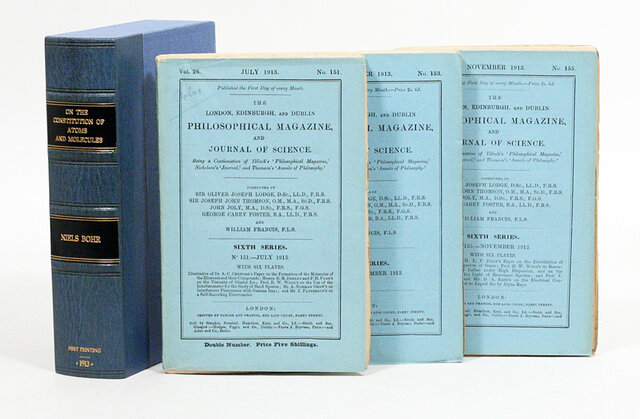 Publication of Bohr's Theory of the Structure of Atoms