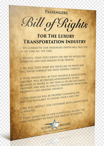 La Carta de Derechos o Declaración de los Derechos.