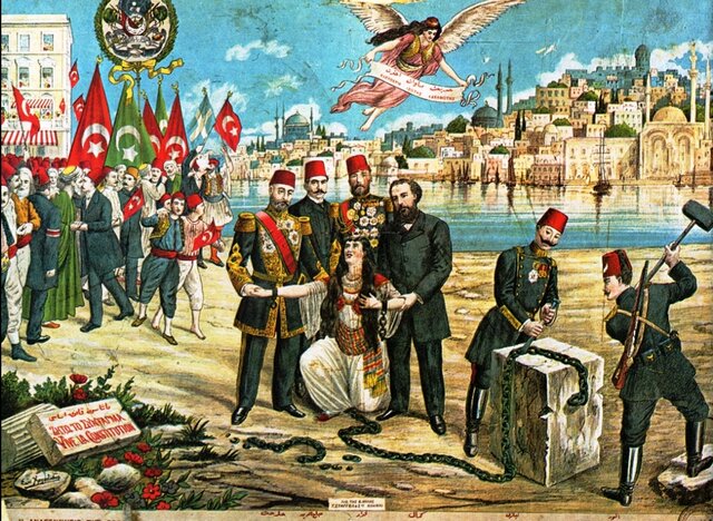 El movimiento "Jóvenes Turcos" toma el poder en Estambul