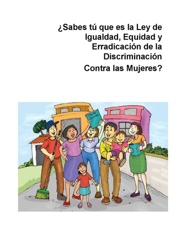 Ley de igualdad, equidad y erradicación de la discriminación contra las mujeres