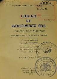 Código civil de Bolivia.