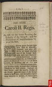 Habeas Corpus Act