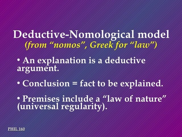 Published "Deductive-Nomological vs. Statistical Explanation” and “Explanation in Science and in History”