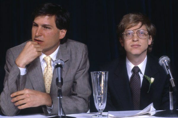 Bill Gates y Steve Jobs