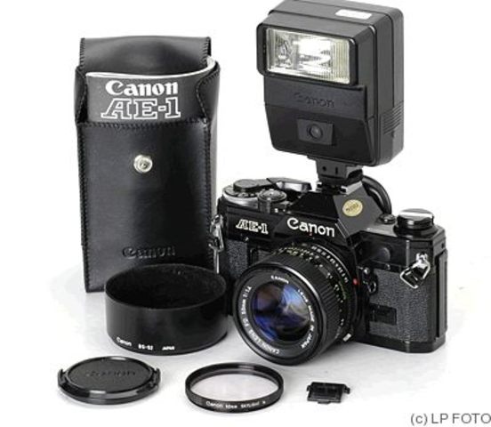 Canon demonstrated first digital electronic still camera