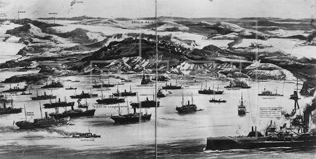 Batalla de Galípoli.