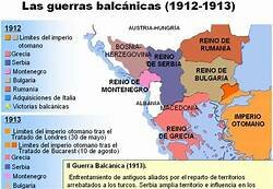 Guerras Balcánicas.