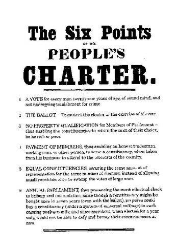 Envío al Parlamento de la Carta del pueblo