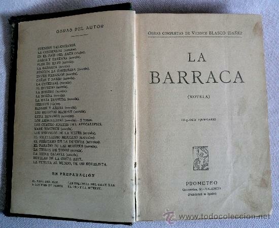 La Barraca de Vicente Blasco.